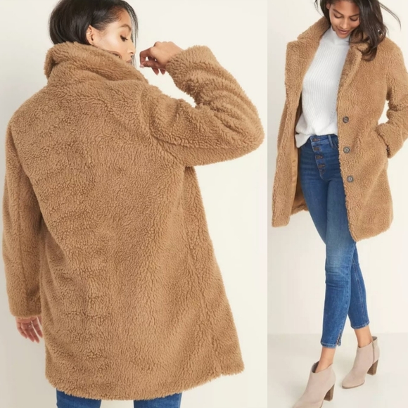 teddy coat old navy